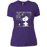 Snoopy I'm Not Anti-Social I Am Selectively Social