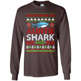 Auntie shark Doo Doo Doo Christmas - Long Sleeve T-Shirt