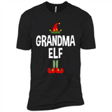 Grandma Elf Shirt -Family Matching Christmas Pajamas - Premium Short Sleeve T-Shirt