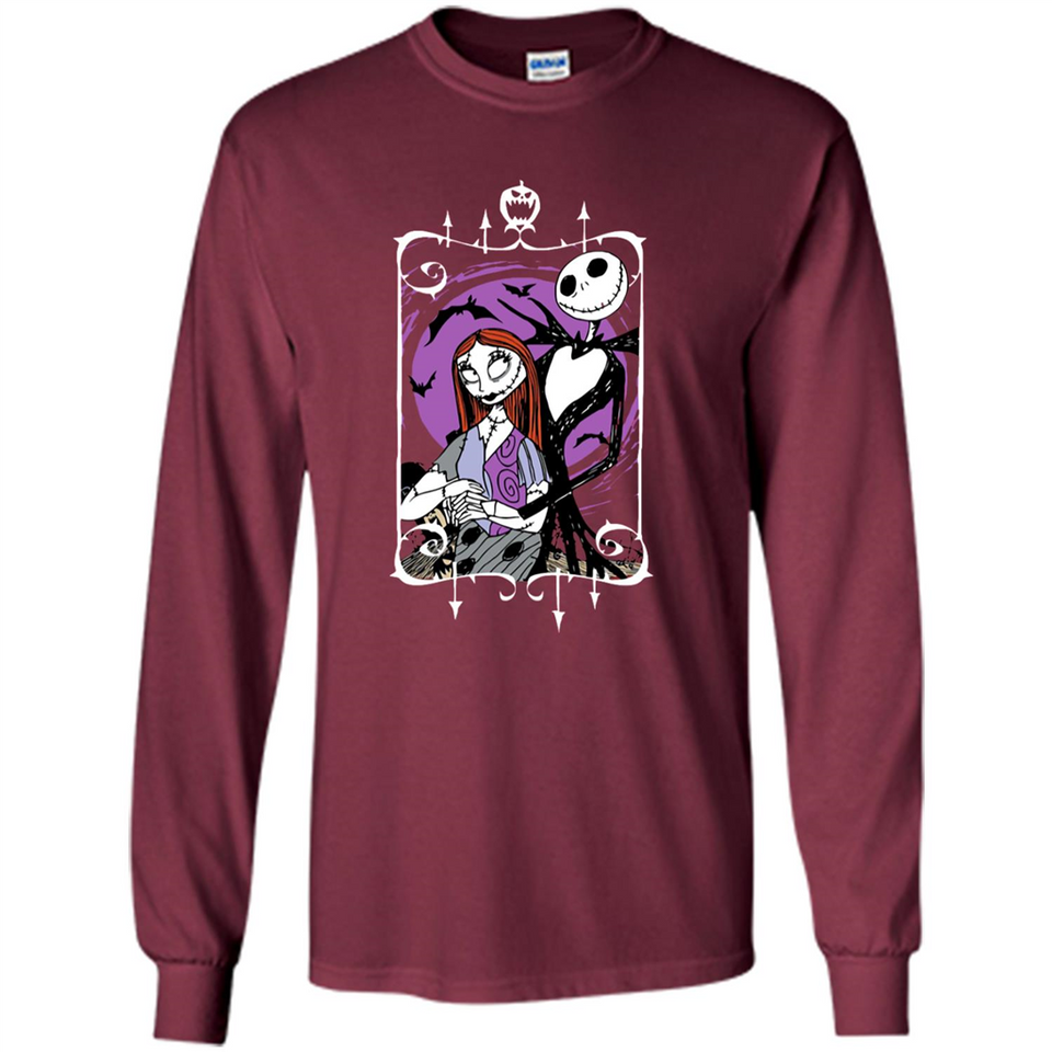 Disney Nightmare Before Christmas Jack And Sally T-Shirt - Long Sleeve T-Shirt