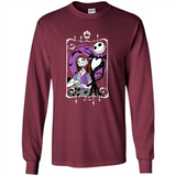 Disney Nightmare Before Christmas Jack And Sally T-Shirt - Long Sleeve T-Shirt