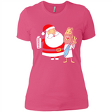 Eggnog Santa And Jesus Christmas