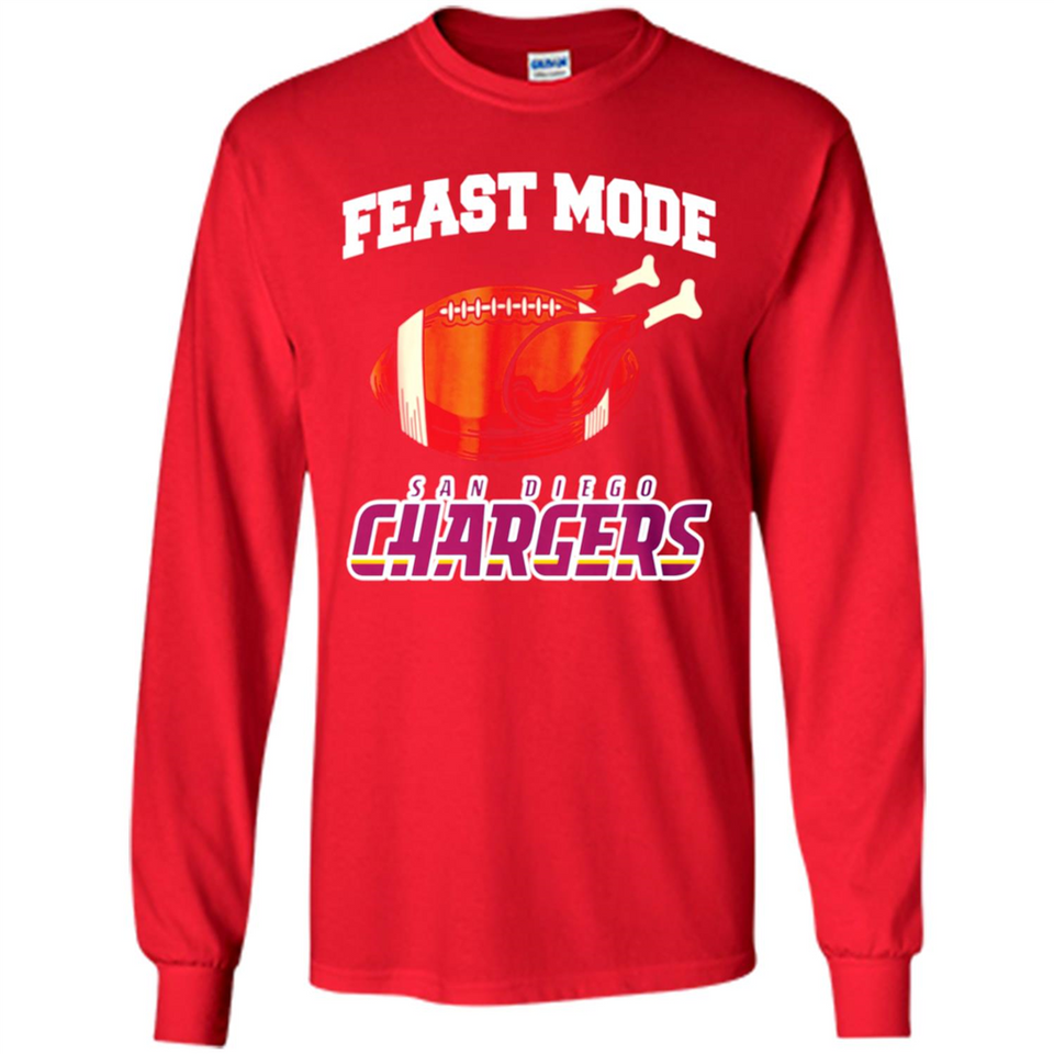 Feast Mode Chargers Shirt - San Diego Turkey Thanksgiving