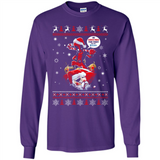 No Christmas for You – Deadpool Santa Claus Ugly Sweater - Long Sleeve T-Shirt