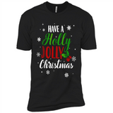 Have A Holly Jolly Christmas T-Shirt Cute Mistletoe - Premium Short Sleeve T-Shirt