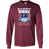 Police Daddy Shark Blue Line Tee