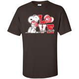 Snoopy loves NBA Atlanta Hawks - Shirt