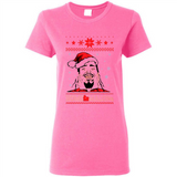 Home Malone Christmas Sweater PINGPONG - Ladies Short-Sleeve