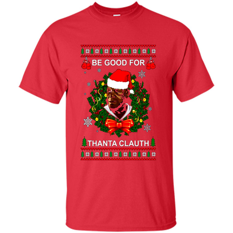 Mike Tyson Thanta Clauth Santa Claus Christmas sweater PINGPONG