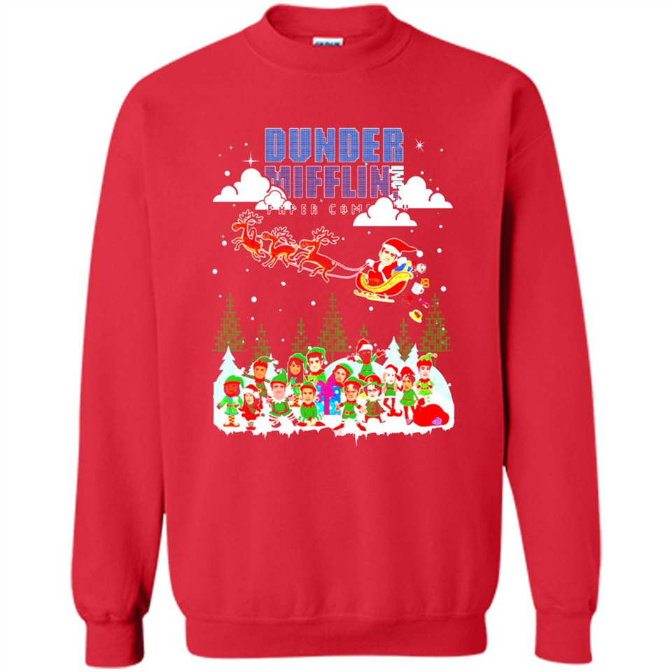 NBC The Office Dunder Mifflin Ugly Christmas Sweater PINGPONG