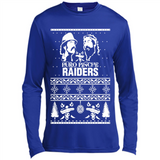 Puro Pinche Raiders Ugly Christmas Sweater - Canvas Long Sleeve T-Shirt