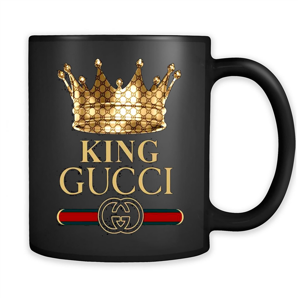 Cover your body with amazing King Crown Gucci Logo Black PING PONG