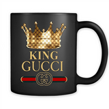 Cover your body with amazing King Crown Gucci Logo Black PING PONG