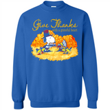 Snoopy Thanksgiving Give Thanks With A Grateful Heart - Sweatshirt