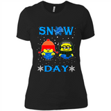 Snow Day Shirt For Detroit Lions Vs Minion Fans pingpong
