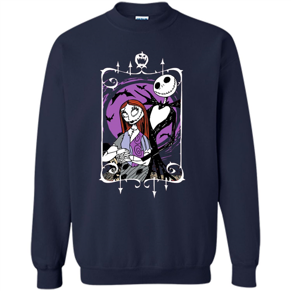 Disney Nightmare Before Christmas Jack And Sally T-Shirt - Sweatshirt