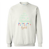 My Favorite Color is Christmas Lights Xmas Sporty T-Shirt - Sweatshirt