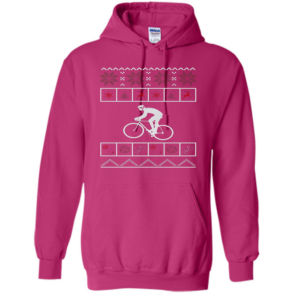 Christmas Ugly Sweater Cycling - Ugly Christmas Sweater - Hoodie