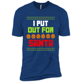 Cookies Out For Santa Christmas - Premium Short Sleeve T-Shirt