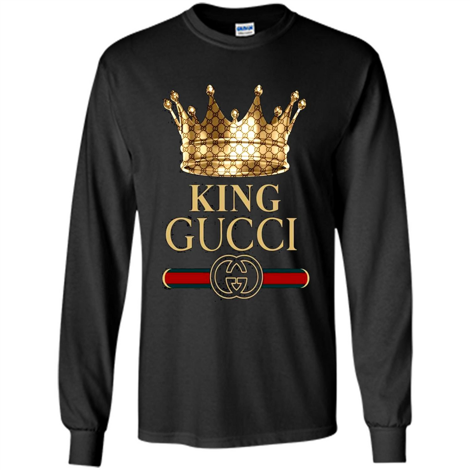 Cover your body with amazing King Crown Gucci Logo Black PING PONG