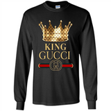 Cover your body with amazing King Crown Gucci Logo Black PING PONG