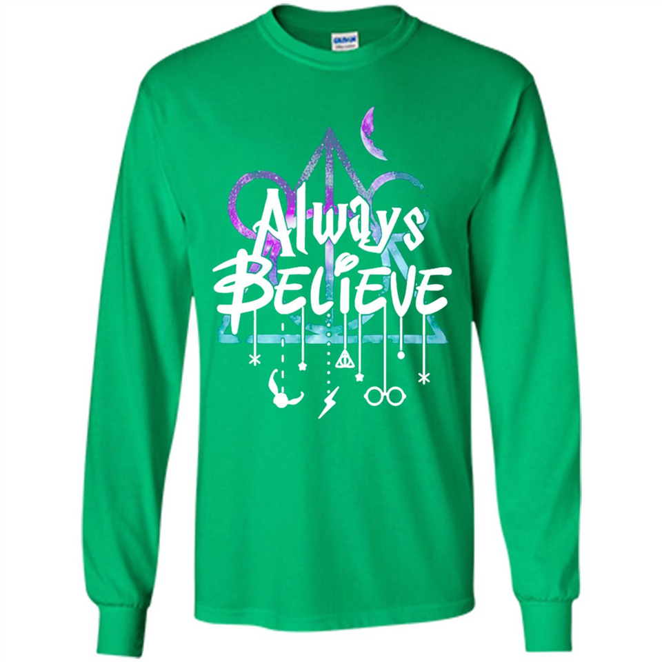 HIPPIE MOON MICKEY DEATHLY HALLOWS ALWAYS BELIEVE