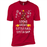 Looks Great Little Full Lotta Sap Funny Christmas Tree Mug PINGPONG - Premium Short Sleeve T-Shirt