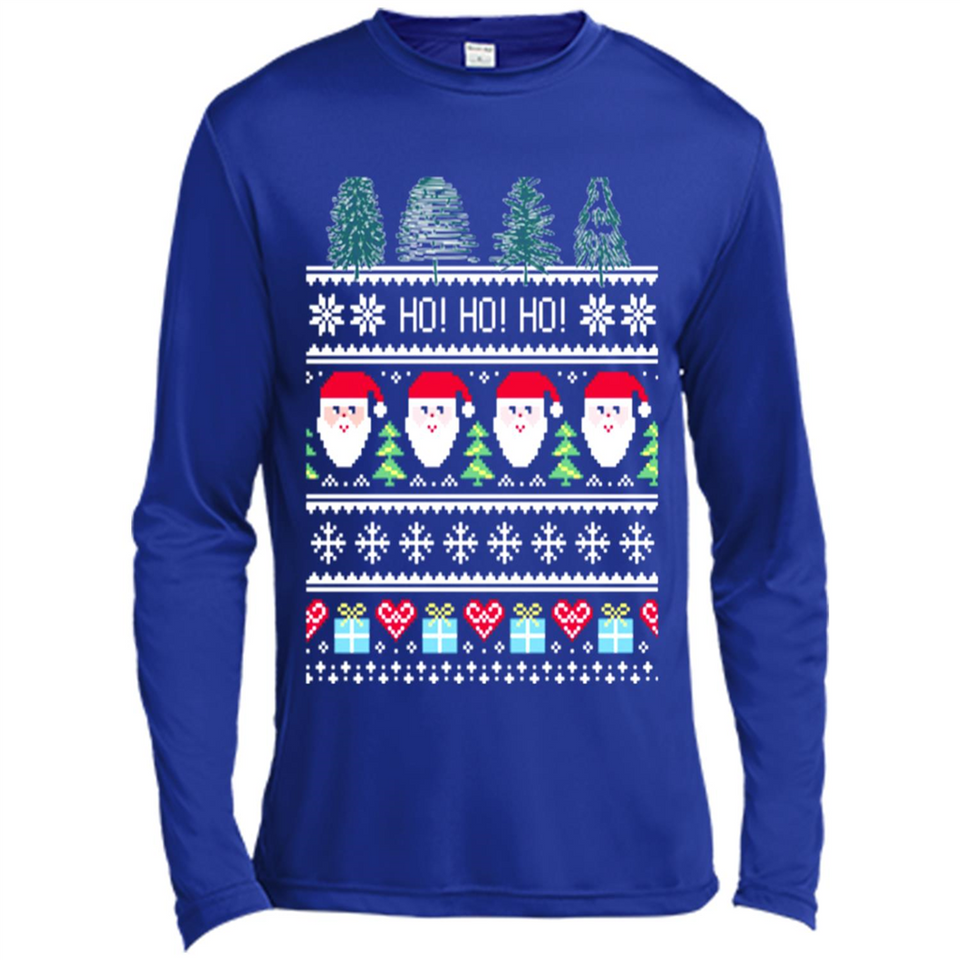 Ugly Merry Christmas Tree Santa Snowflakes