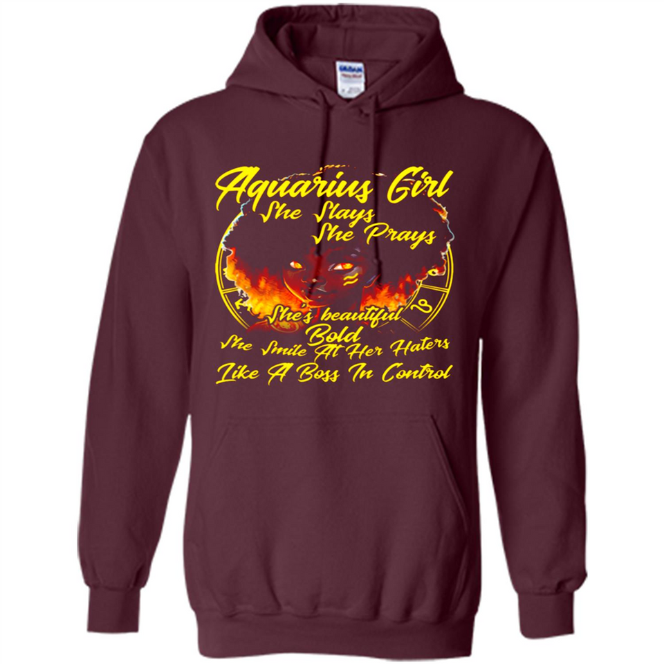 Aquarius Girl She Slays She Prays Zodiac Sign PINGPONG