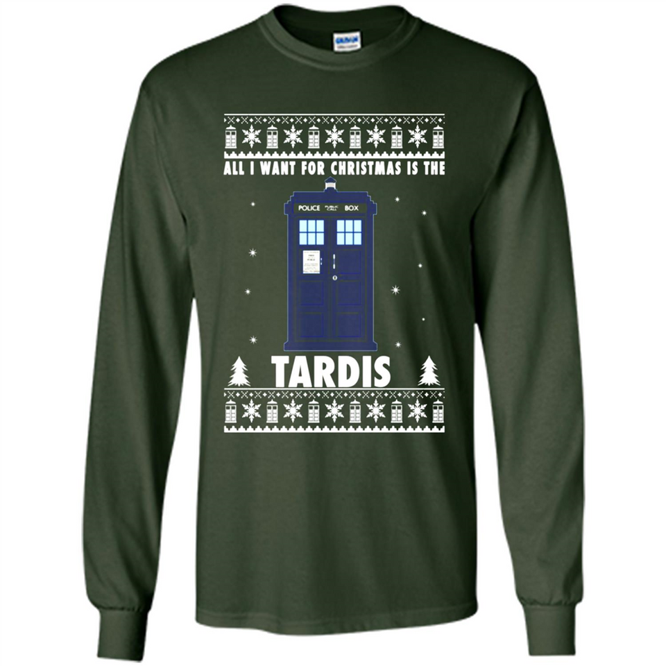 All I Want For Christmas Is The Tardis Ugly PINGPONG