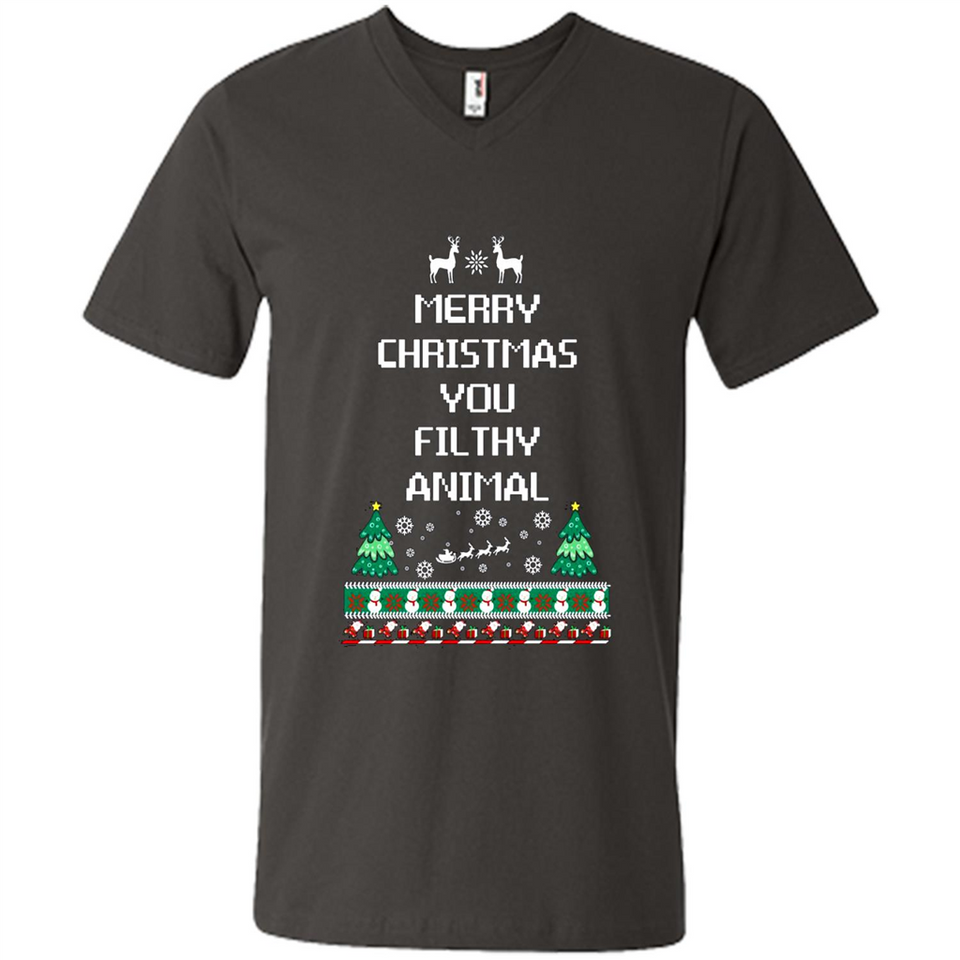 Merry Christmas You Filthy Animal Sweatshirt PINGPONG