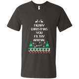 Merry Christmas You Filthy Animal Sweatshirt PINGPONG