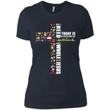 All I need today is a little bit of Hallmark and a whole lot of Jesus - Ladies' Boyfriend T-Shirt