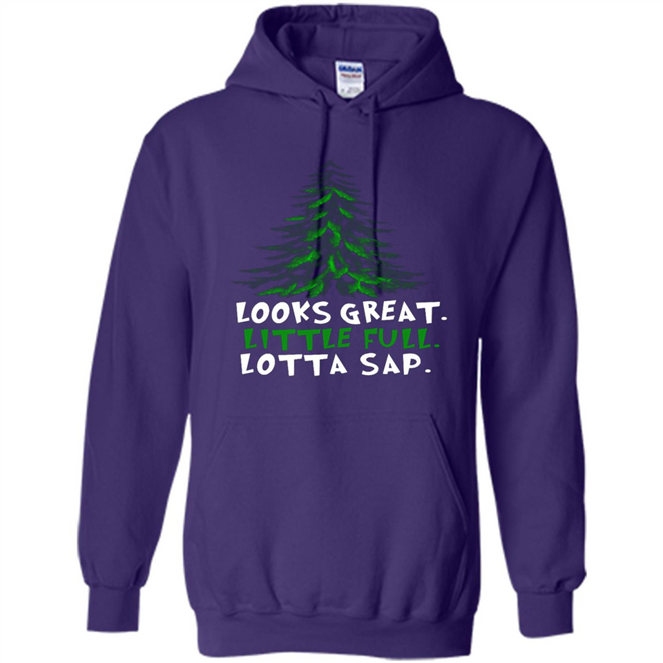 Looks Great Little Full Lotta Sap Funny Christmas Mug PINGPONG - Hoodie