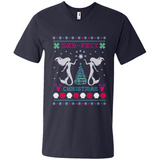 Mermaid Mer-Fect Ugly Christmas Sweater - Men's V-Neck