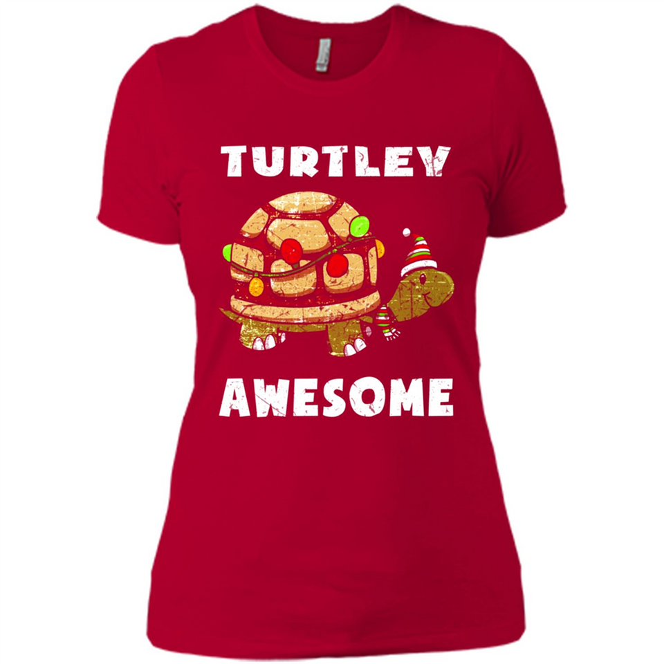 Turtley Awesome - Ladies' Boyfriend T-Shirt