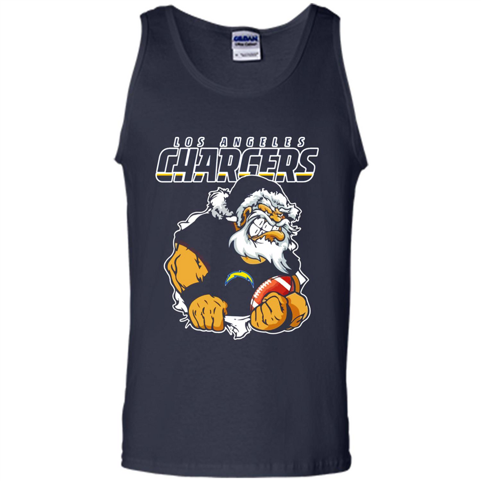 Grumpy Santa Claus Los Angeles Chargers Football Team PINGPONG