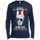 Morning Person Pharaoh Hound Funny Xmas - Canvas Long Sleeve T-Shirt