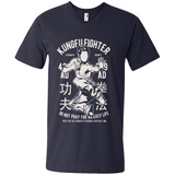 Kungfu Martial Arts Fight Apparel - Men's V-Neck