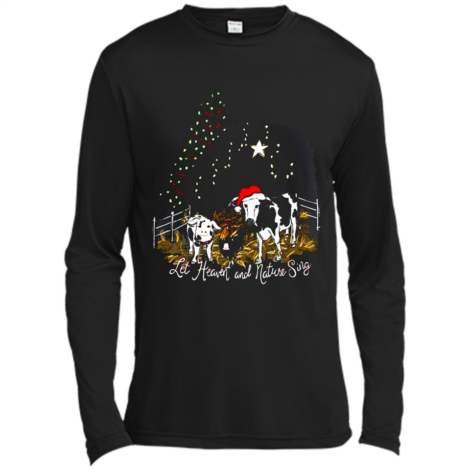 Let Heaven And Nature Sing Christmas Sweater PINGPONG - Canvas Long Sleeve T-Shirt