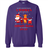 Never Underestimate A July Woman Watches Hallmark Movies Sweatshirt - Sweatshirt