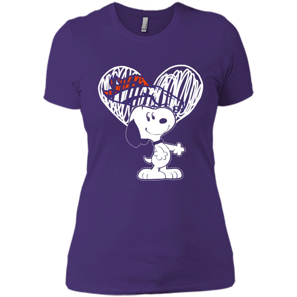 I LOVE DENVER BRONCOS SNOOPY IN MY HEART NFL