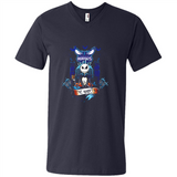 Charlotte Hornets Halloween The Nightmare Before Christmas - Men's V-Neck