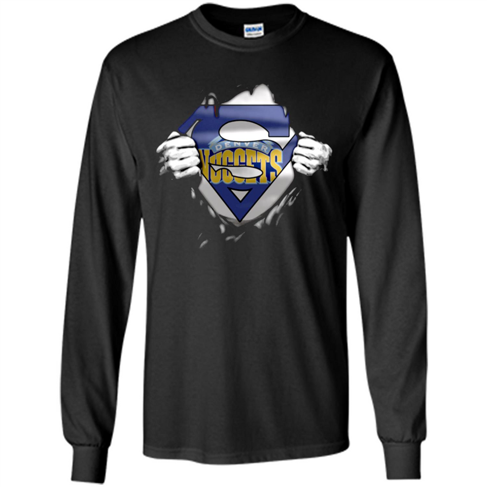 Denver Nuggets And Superman Fans - Long Sleeve T-Shirt