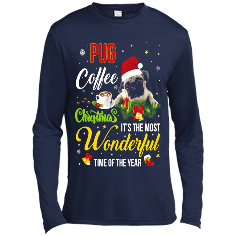 Pug Coffee Wonderful Christmas