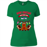 Seattle Seahawks NFL Reindeer Funny Merry Christmas And Happy New Year