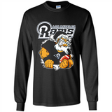 Grumpy Santa Claus Los Angeles Rams Football Team PINGPONG