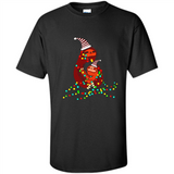 Christmas Lights Sloth Long Sleeve Santa Sloth - Shirt