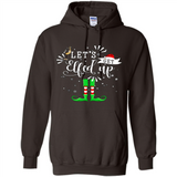 Let's Get Elfed Up Funny Drinking Wine Christmas Elf PINGPONG