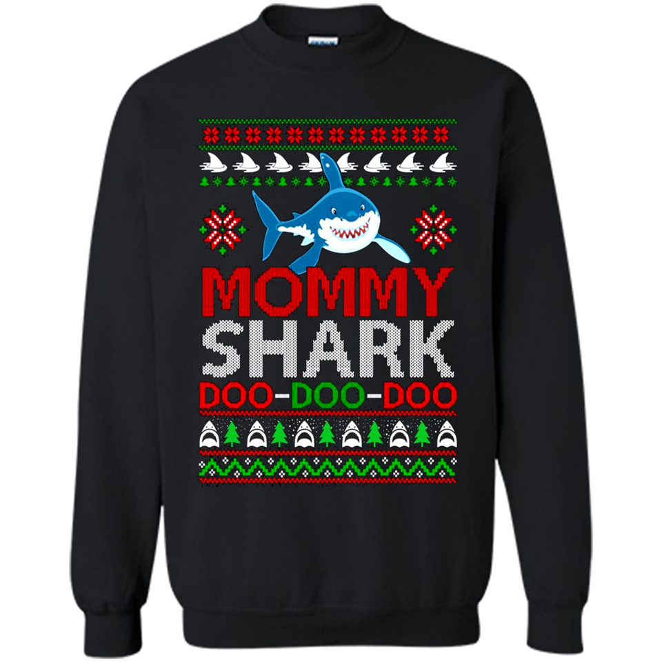 Mommy shark Doo Doo Doo Christmas sweatshirt PINGPONG